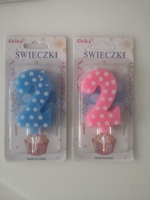 Świeczki urodzinowe
