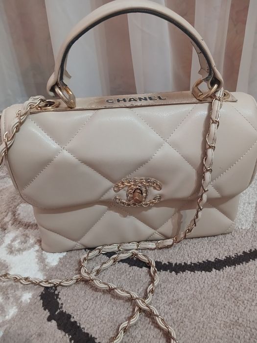 Сумочка жіноча світло бежева