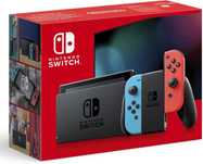 Konsola NINTENDO Switch (NSH0062) Joy-Con Neon Blue&Red V2 NOWA + GRA