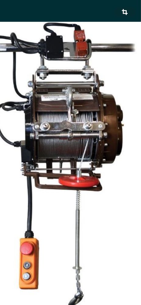 Guincho eletrico 800kg+balde+comando