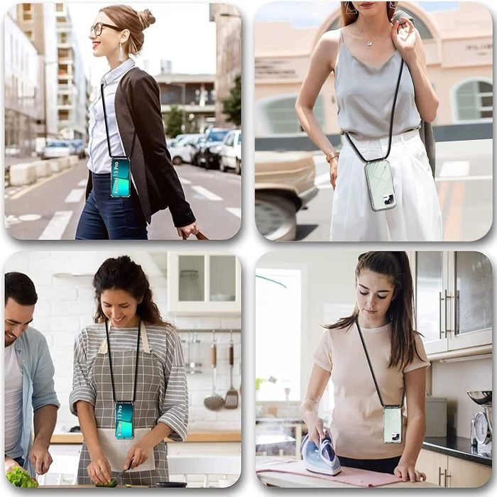 XCYYOO Xiaomi 13 Pro Etui + sznurek pasek torebka bezbarwne mocne