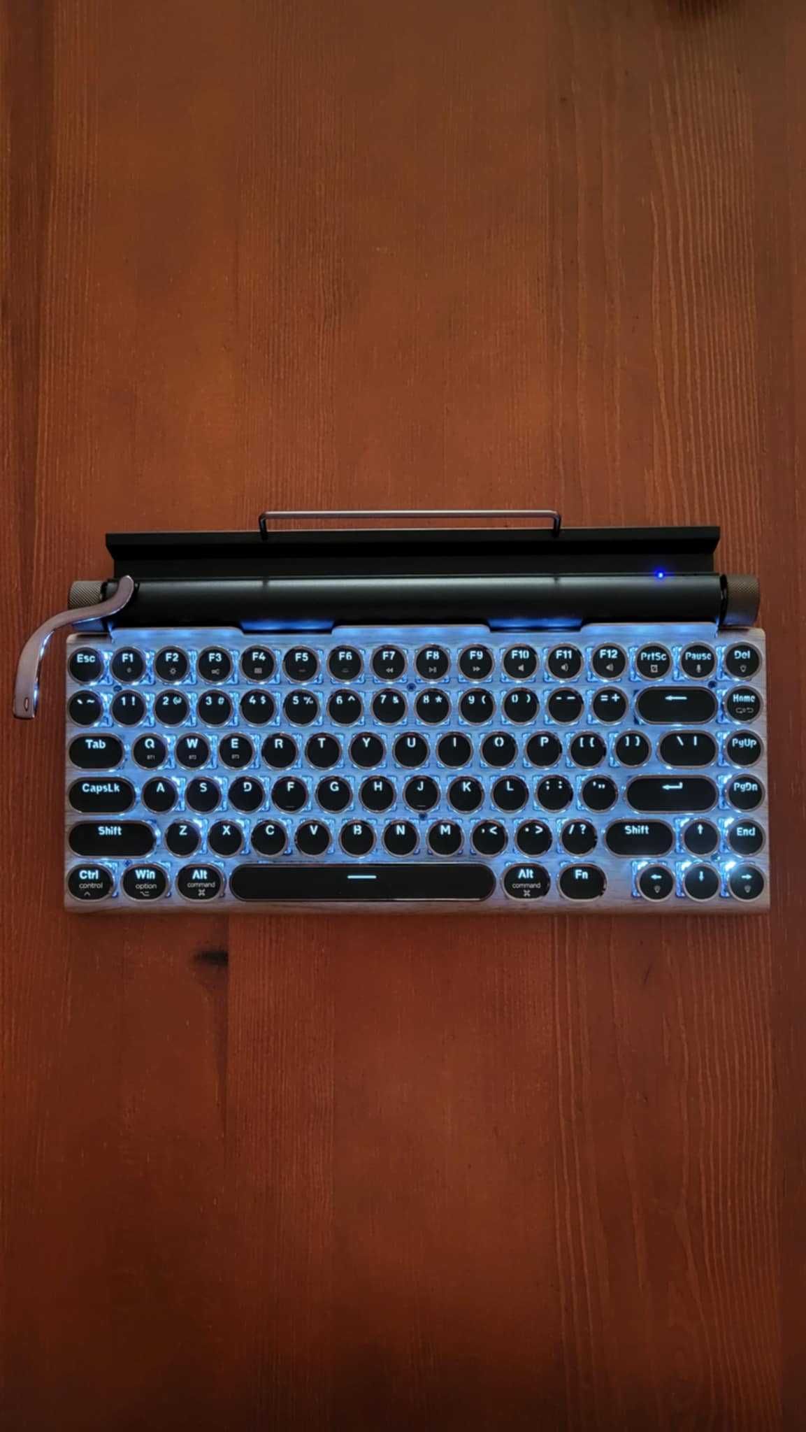 Klawiatura Retro Typewriter Keyboard Bezprzewodowa Bluetooth