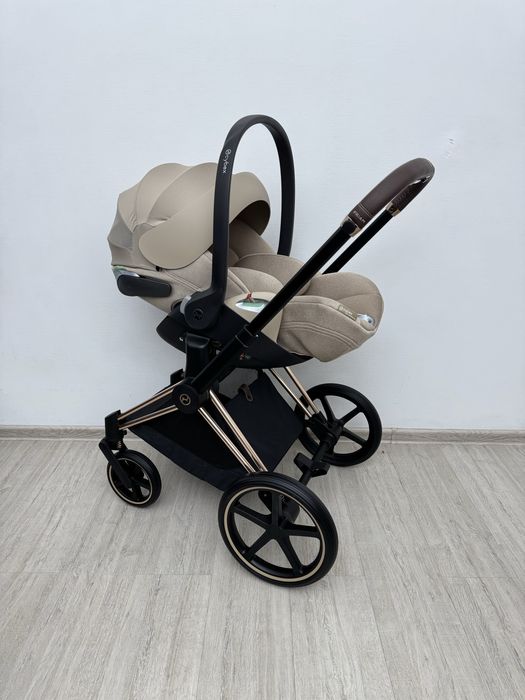 Cybex Priam 4.0 Cozy Beige коляска та автокрісло Сайбекс 2025