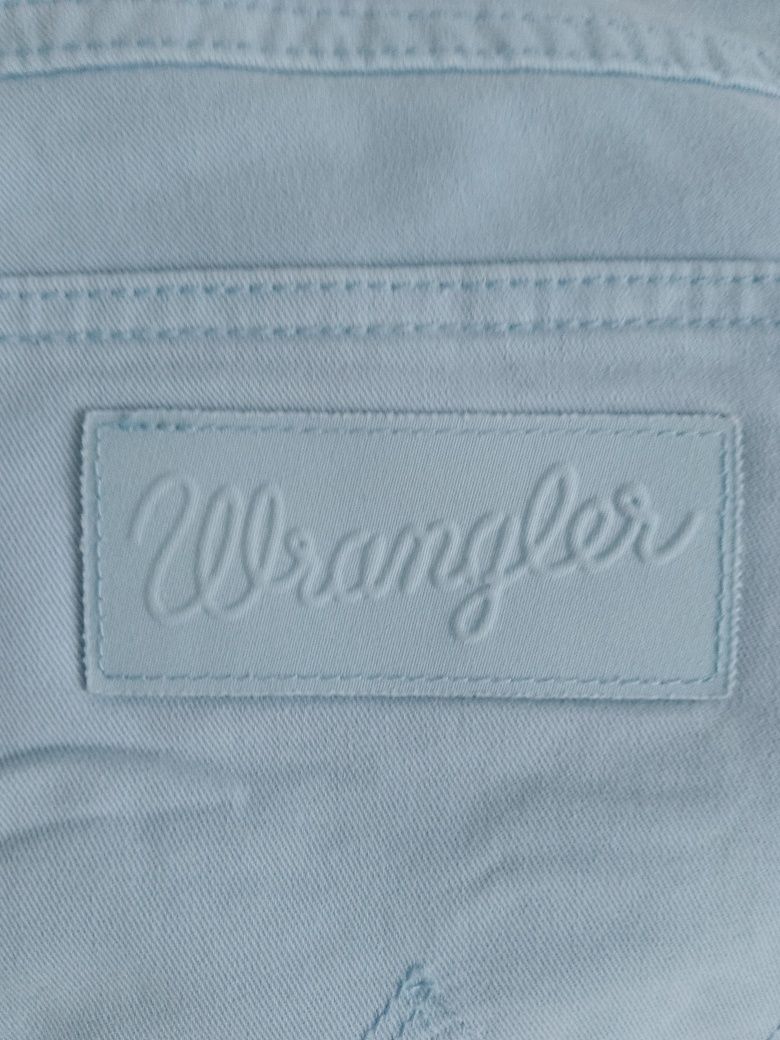Spodnie Wrangler 38 błękitne
