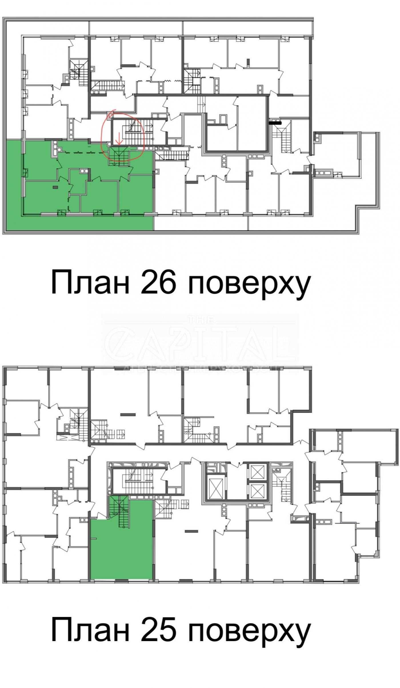 Продаж дворівневого пентхаусу 133м2, ЖК Seven, Київ, Дніпров. Наб. 16Д