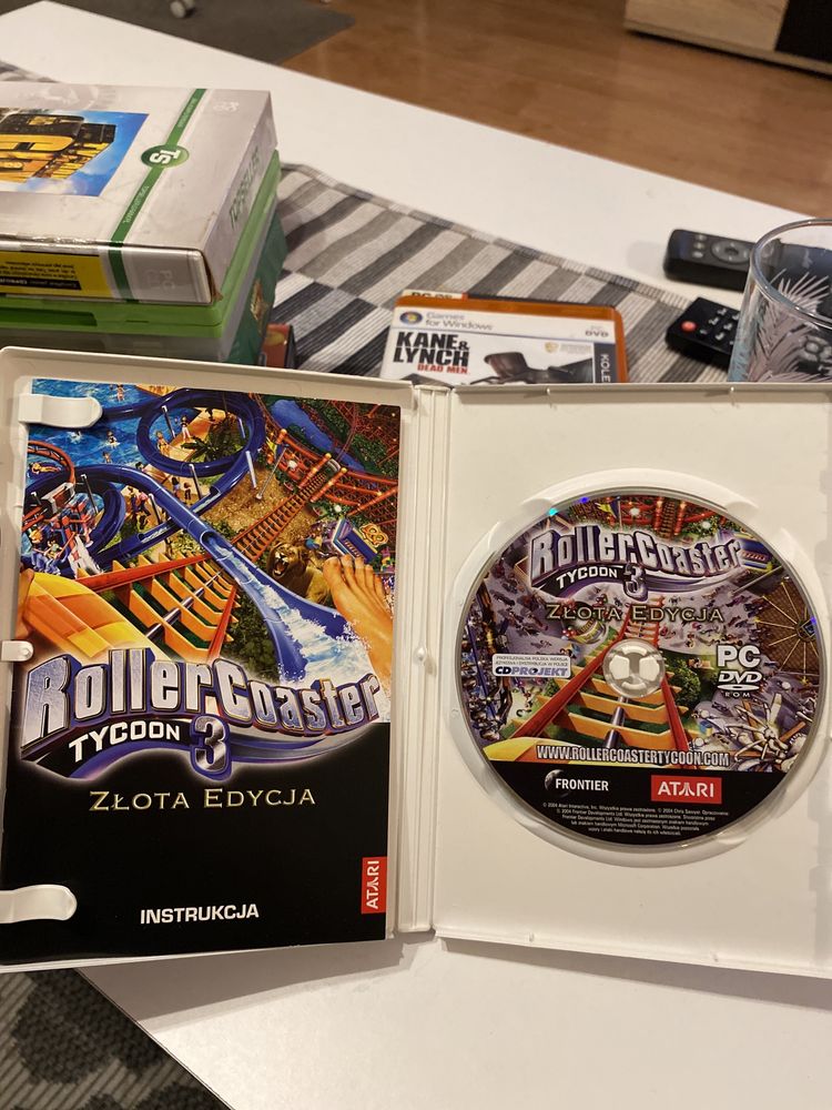 Roller coaster tycoon 3 PC retro złota edycja