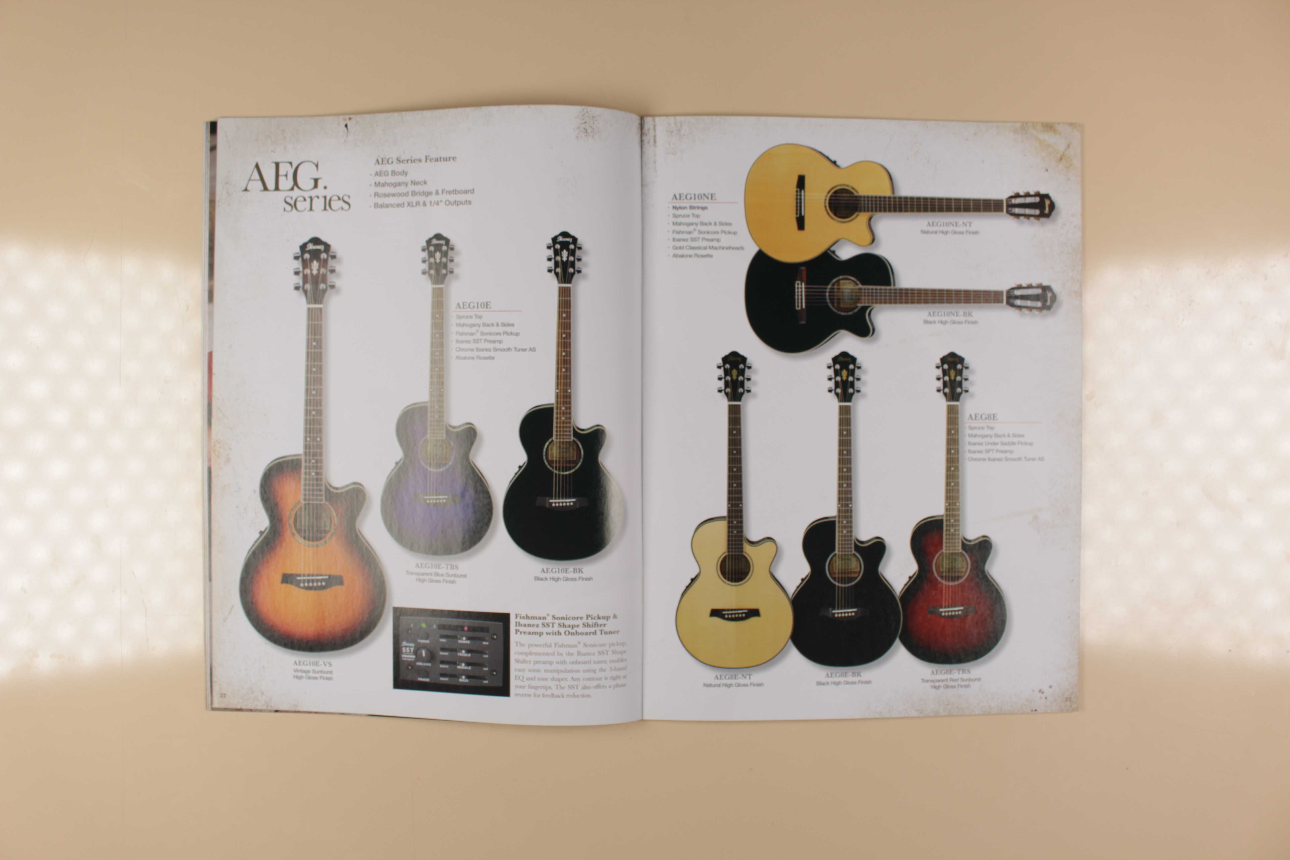 Музыкальный каталог - журнал Ibanez - Акустические гитары 2011 года
