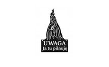 Tablica uwaga pies ja tu pilnuję KOGUT