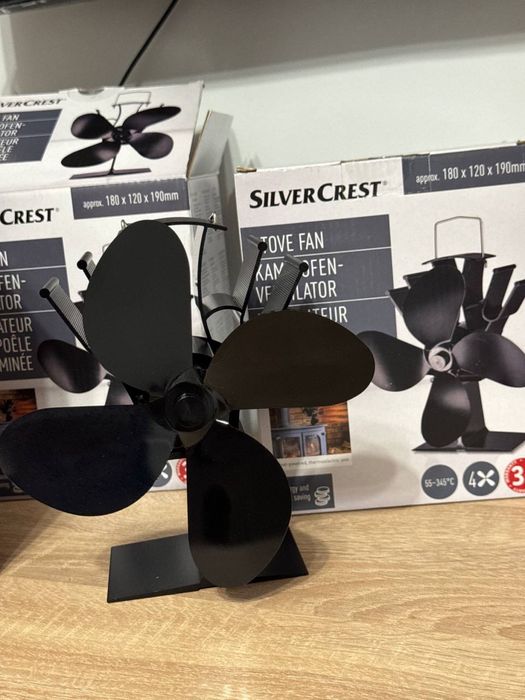 Камінний вентилятор, вентилятор для боржуйки, термовентилятор