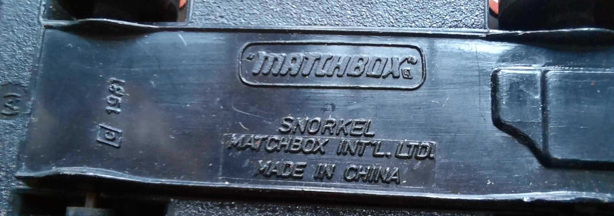 Straż Pożarna MATCHBOX Wóz Strażacki Snorkel Vintage 1981