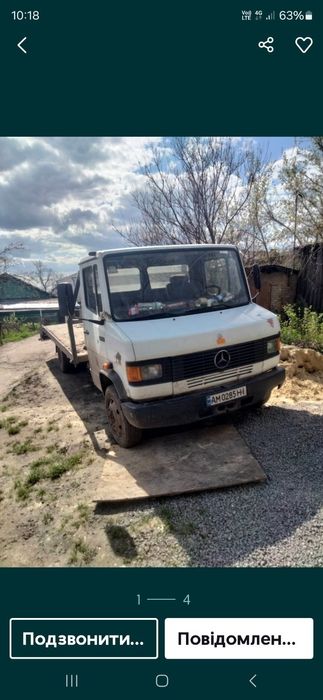 Евакуатор мерседес 814