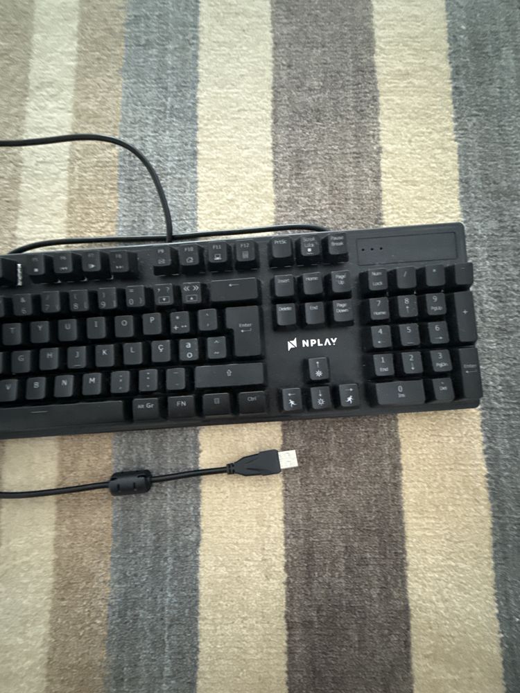Rato Gaming Nplay AIM 8.0 e Teclado Gaming Nplay Conquer 2.0