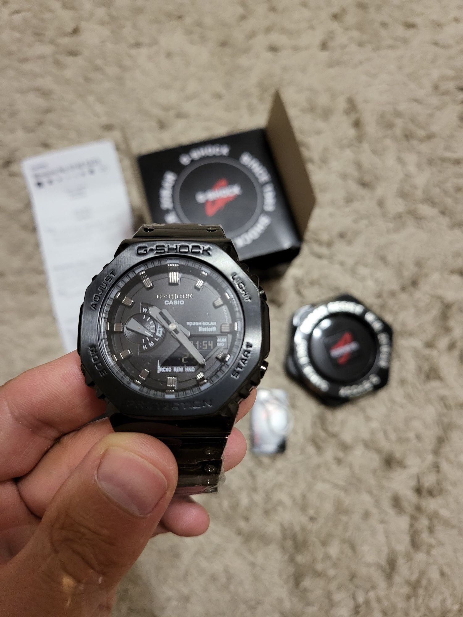 Годинник, часи Casio G-Shock gm-b2100, 2100 metal black