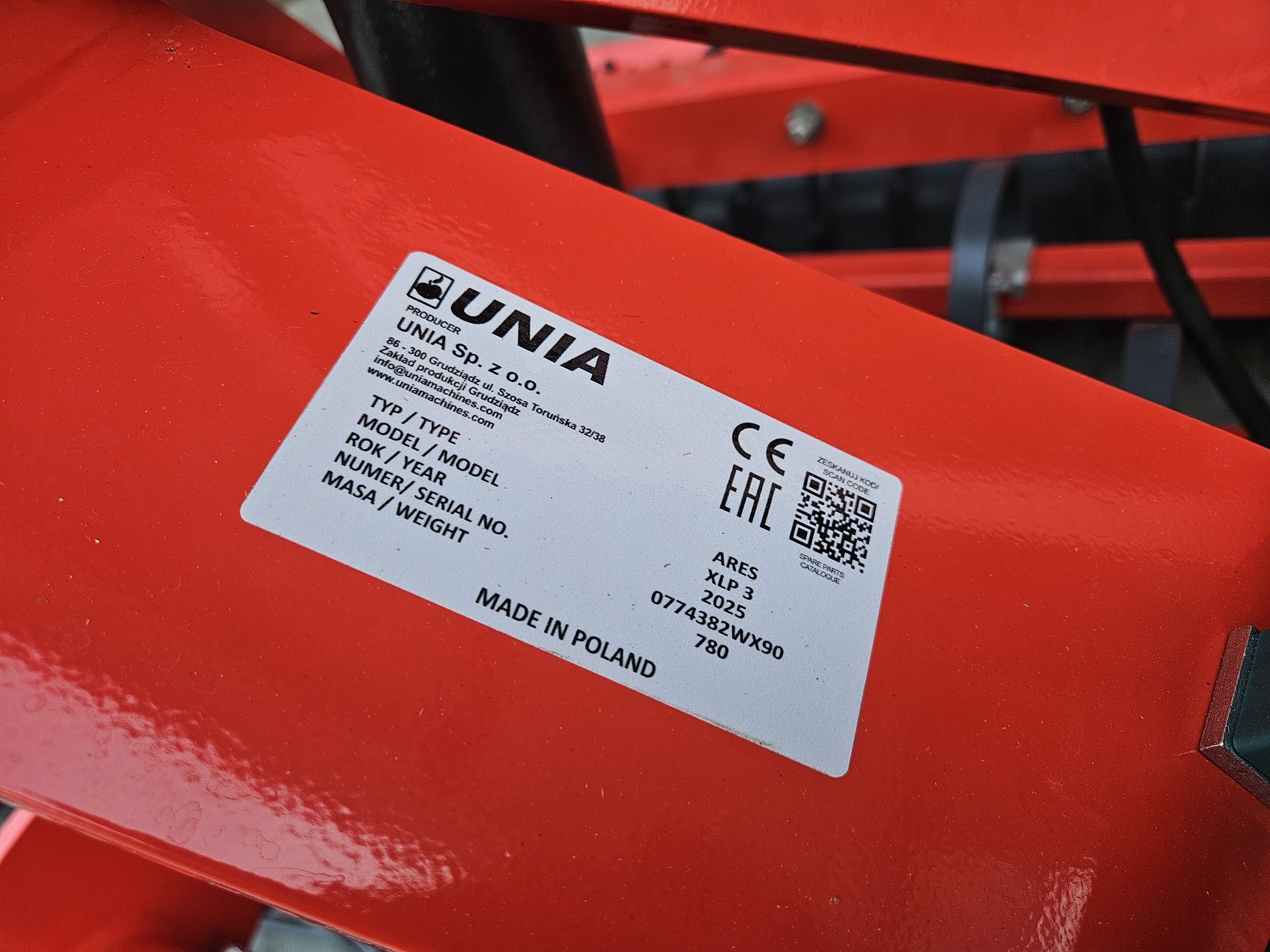 Agregat uprawowo siewny Unia Ares Xlp nie Agro Masz Grano rolmako lift