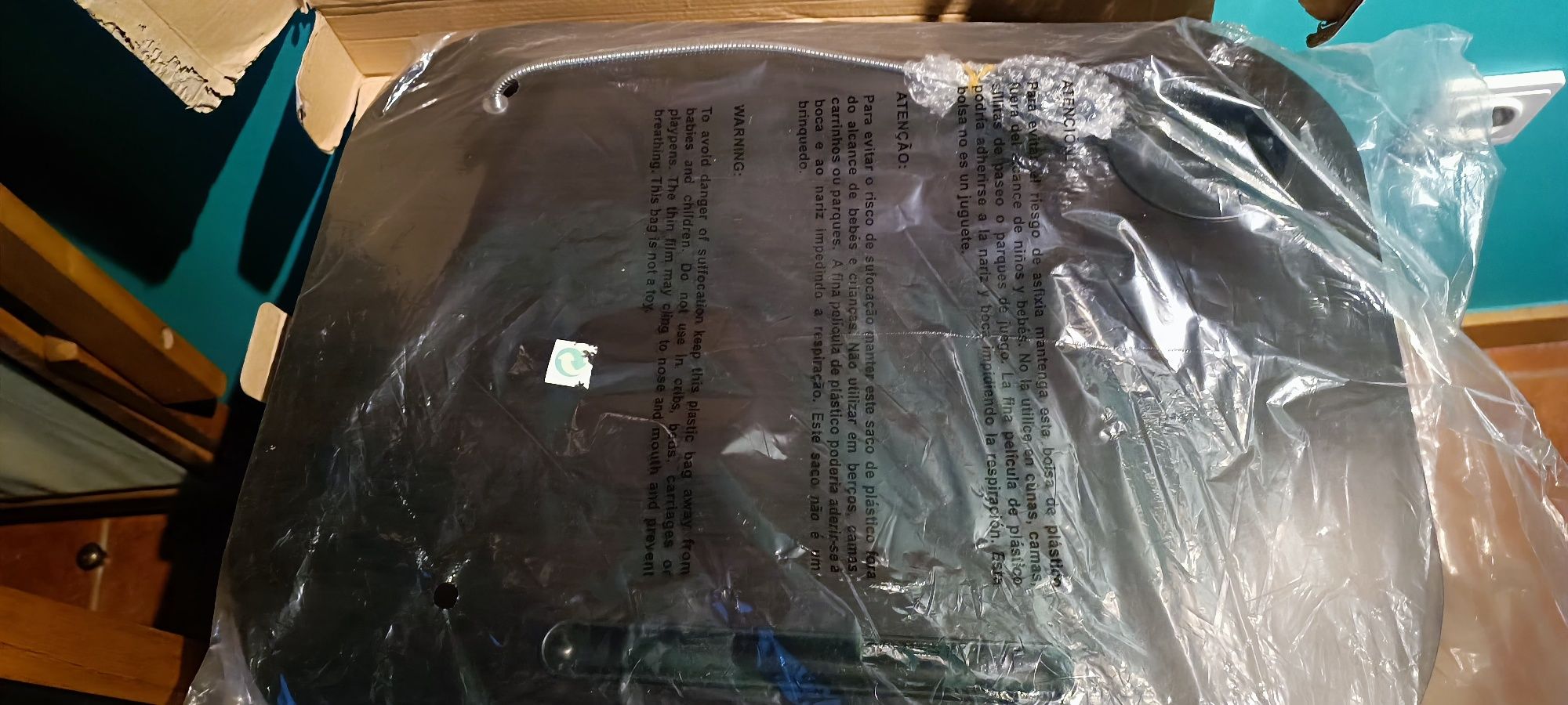 Mesa portátil com luz led