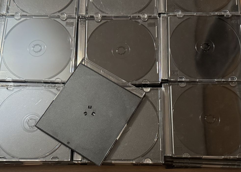 Pudełko slim na płyty CD DVD RW