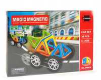 Klocki Magnetyczne 3D Autko 20 Szt