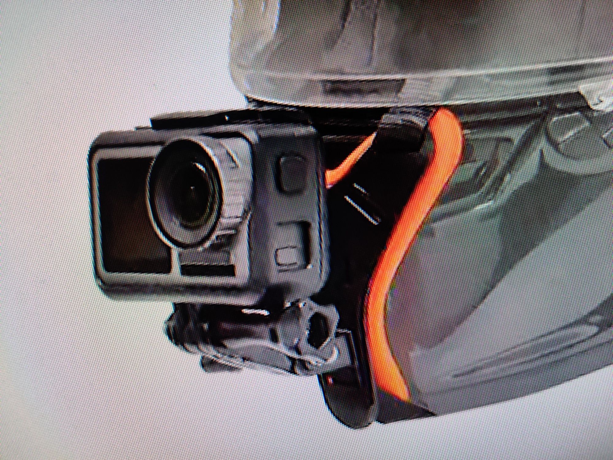 Camera capacete montagem