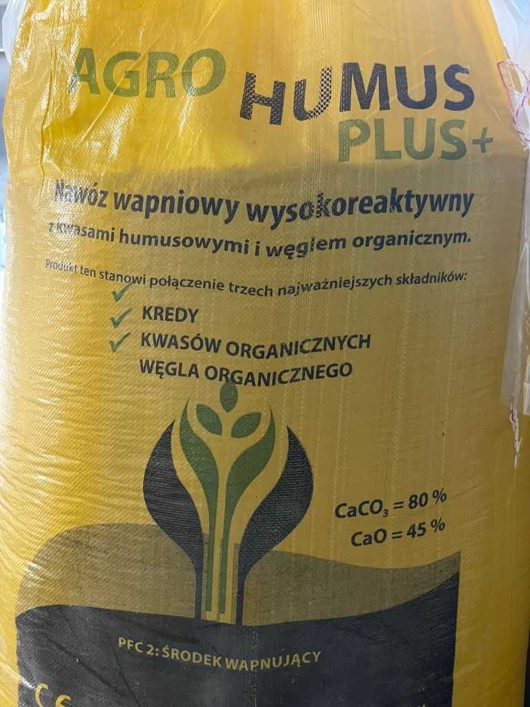 Wapno nawozowe wysokoreaktywne Humus, czarna kreda, Producent.