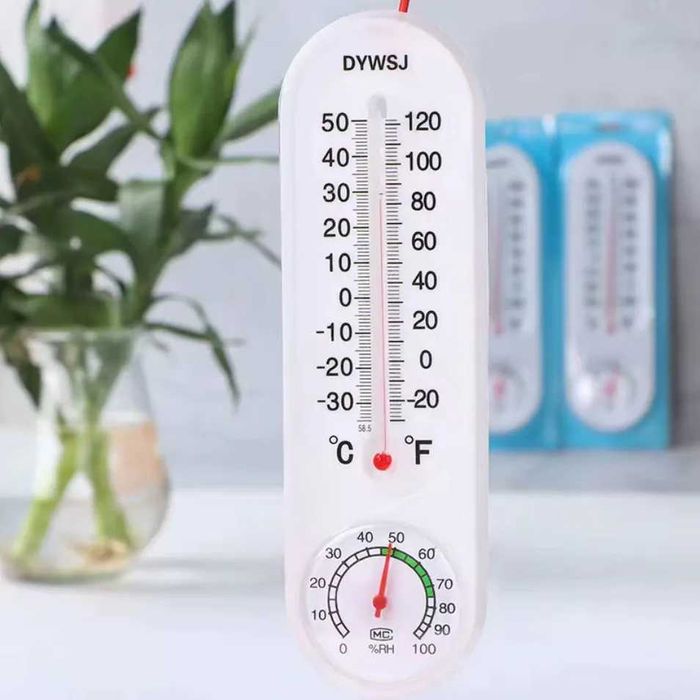 Termometr z higrometrem zewnętrzny wewnętrzny ogrodowy stacja pogodowa