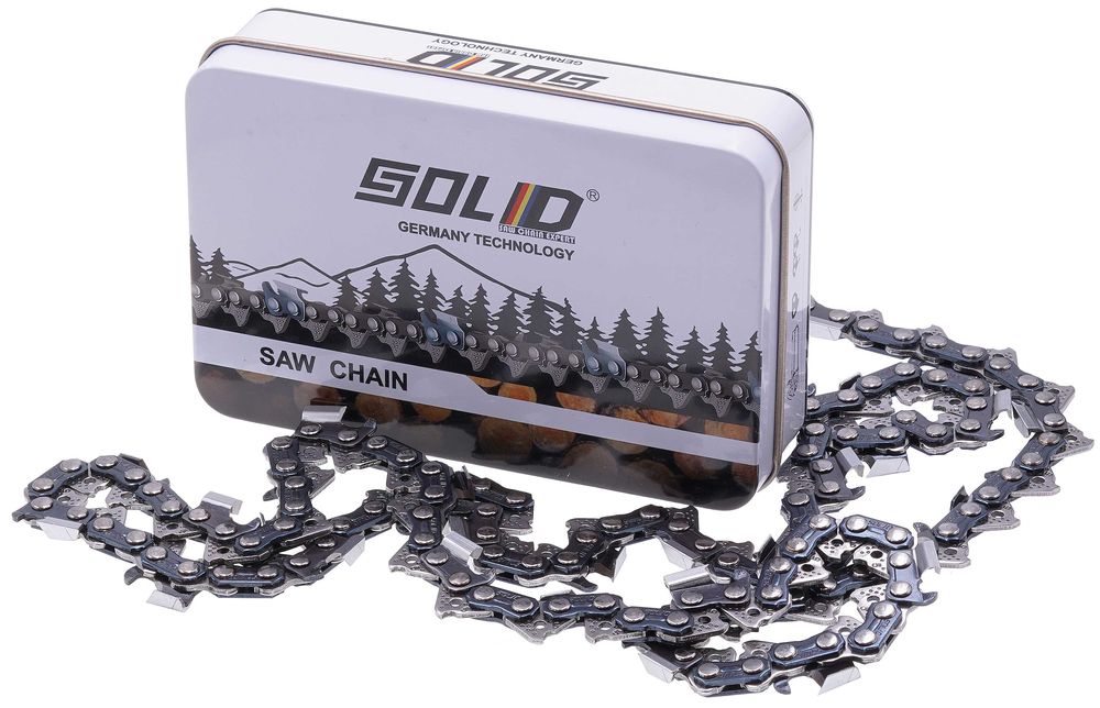 Цепь 64 звена (32 зуба) Solid для твёрдых пород шаг 0,325, цепш832