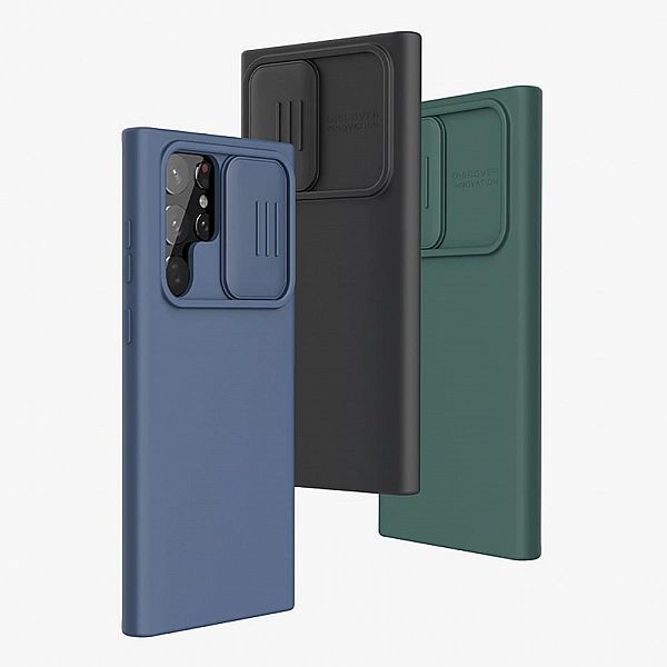 Etui Nillkin pokrowiec do Galaxy S22 Ultra z osłoną na aparat