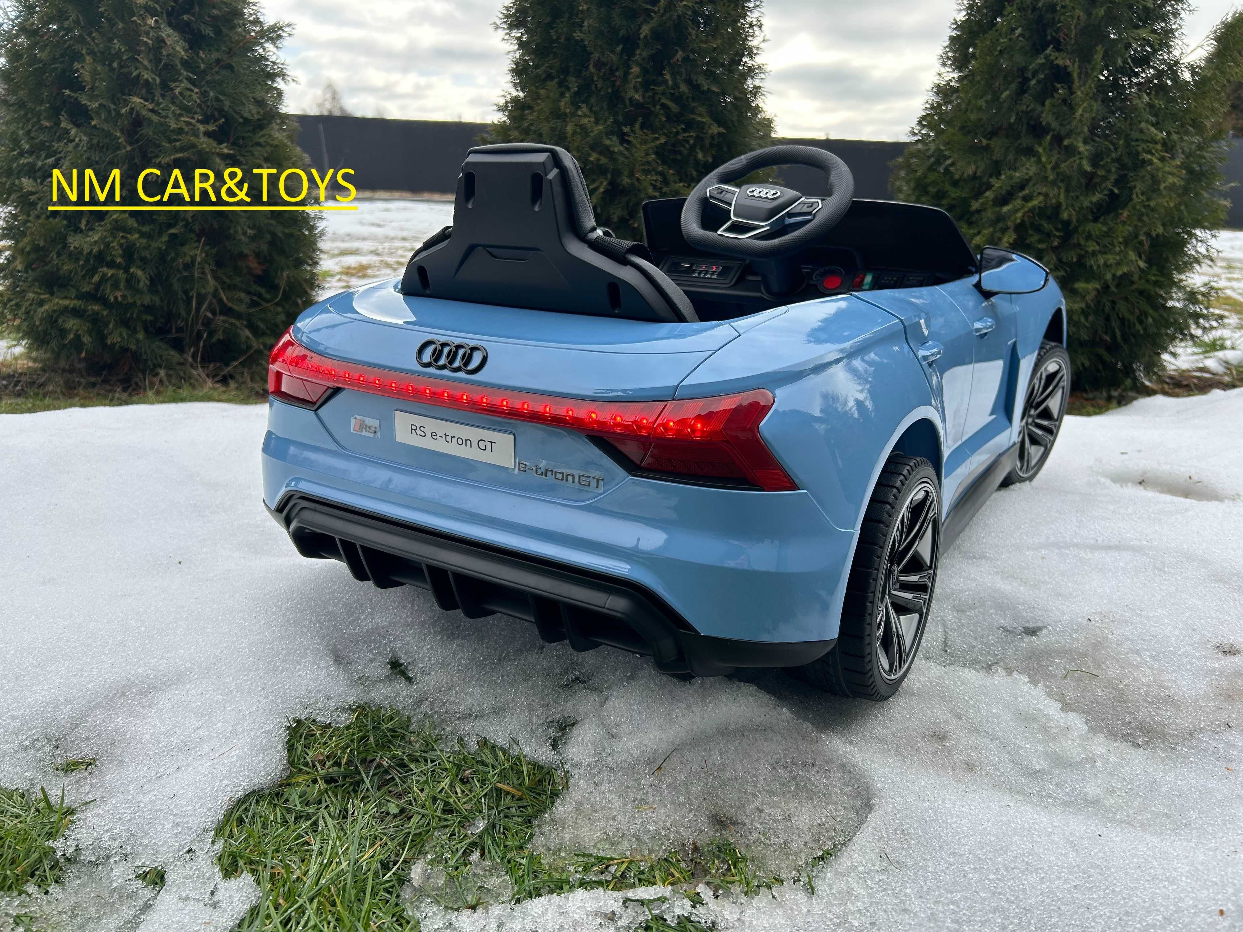 Auto AUDI RS E-TRON GT na akumulator 4x4  Pojazd samochód dla dzieci
