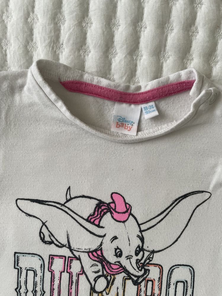 Mięciutkie t-shirty z bambusem Dumbo Disney 92