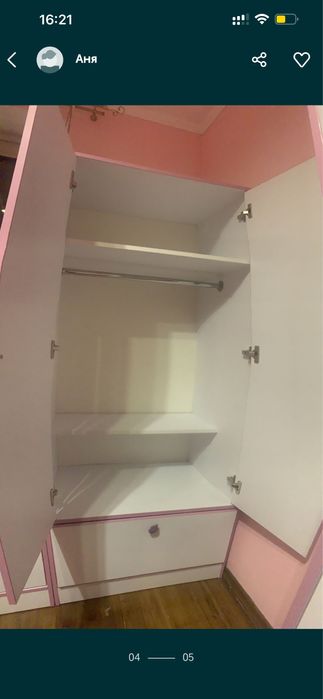 Меблі шафа дитяча