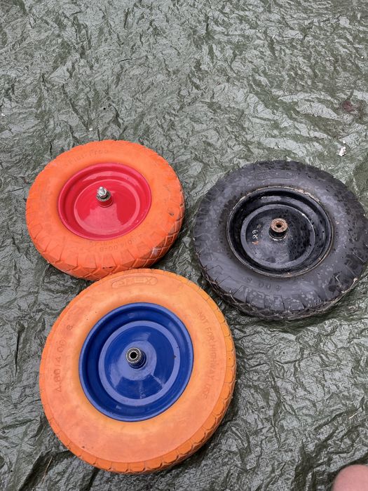 Bez­dętkowe kółka do taczki 4.80/4.00-8 i 4.00-8 – 3 sztuki