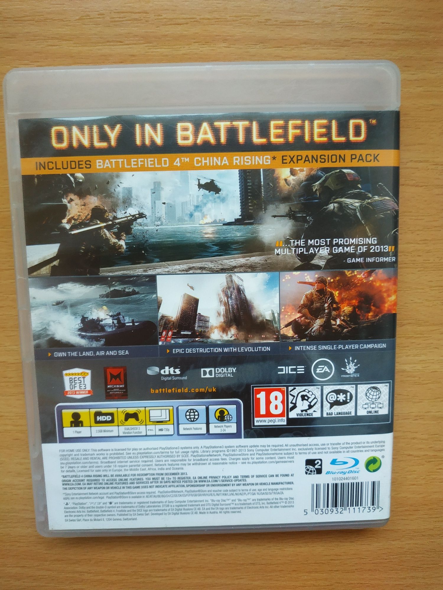 Battlefield 4,ps3, stan bardzo dobry, możliwa wysyłka przez olx