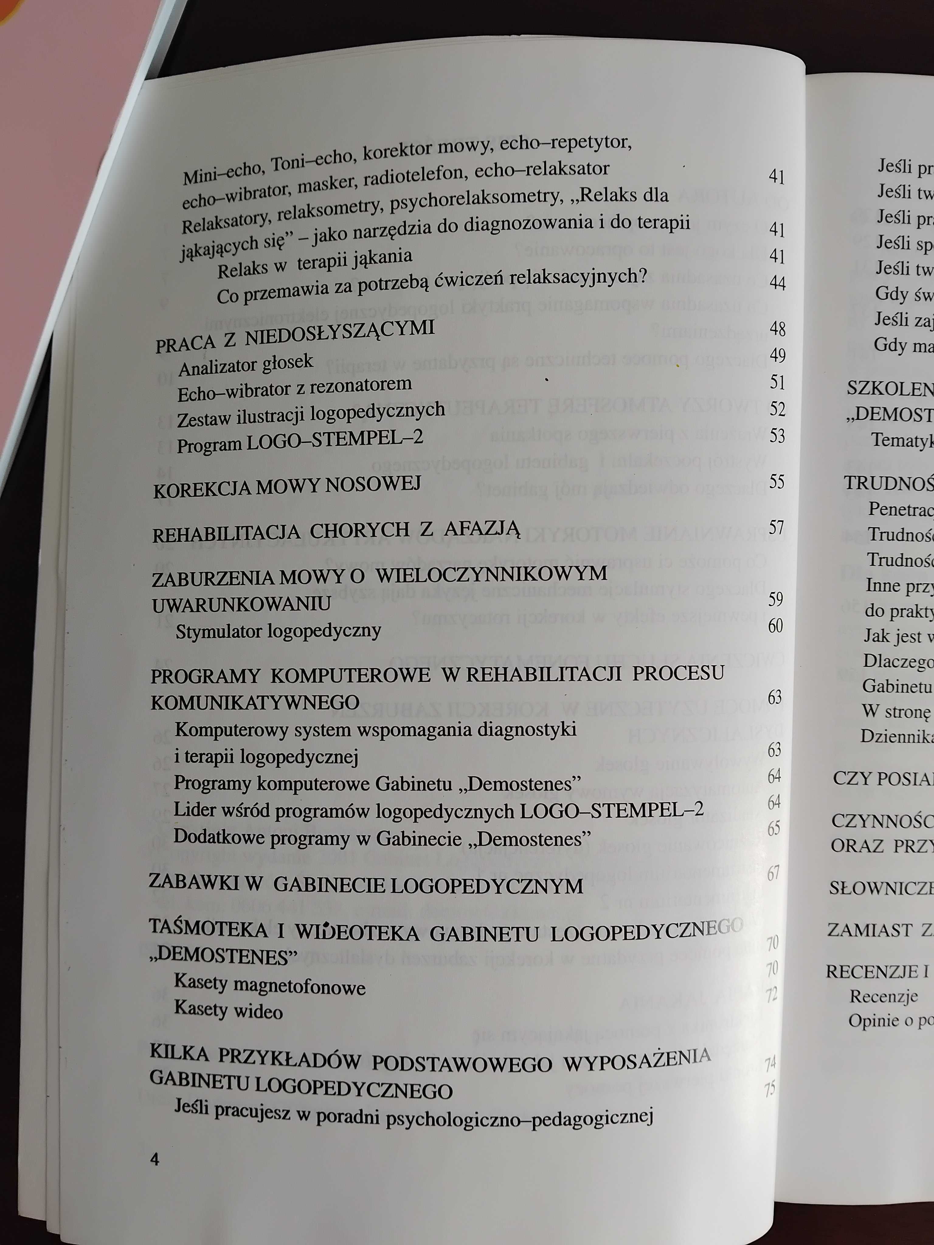 A. Bochniarz Utensylia logopedyczne
