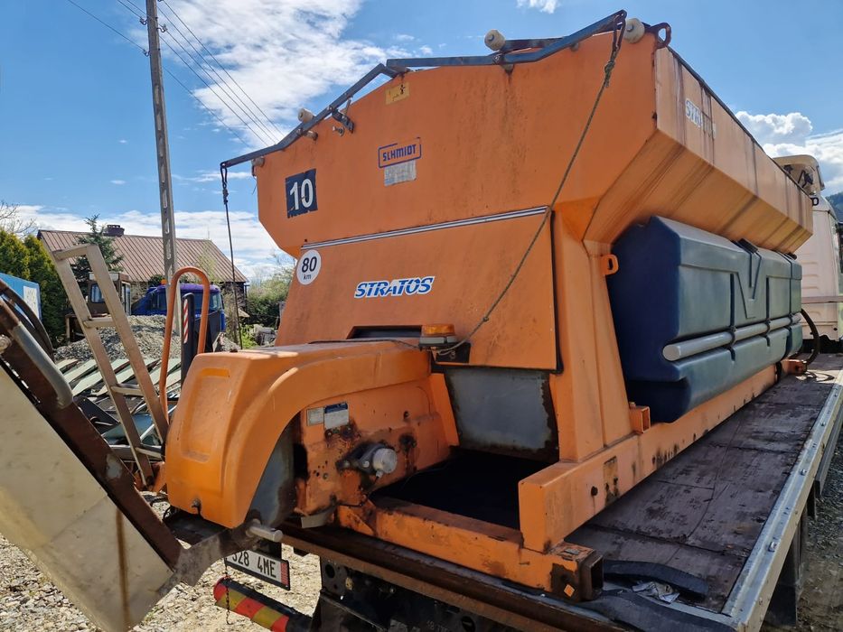 Schmidt stratos posypywarka piaskarka solarka 8m³ nido epoke pług pas