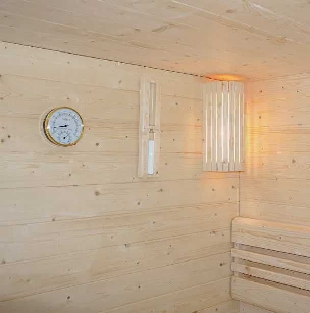 Sauna fińska sucha szklana 2osobowa kabina premium piec Shadow M