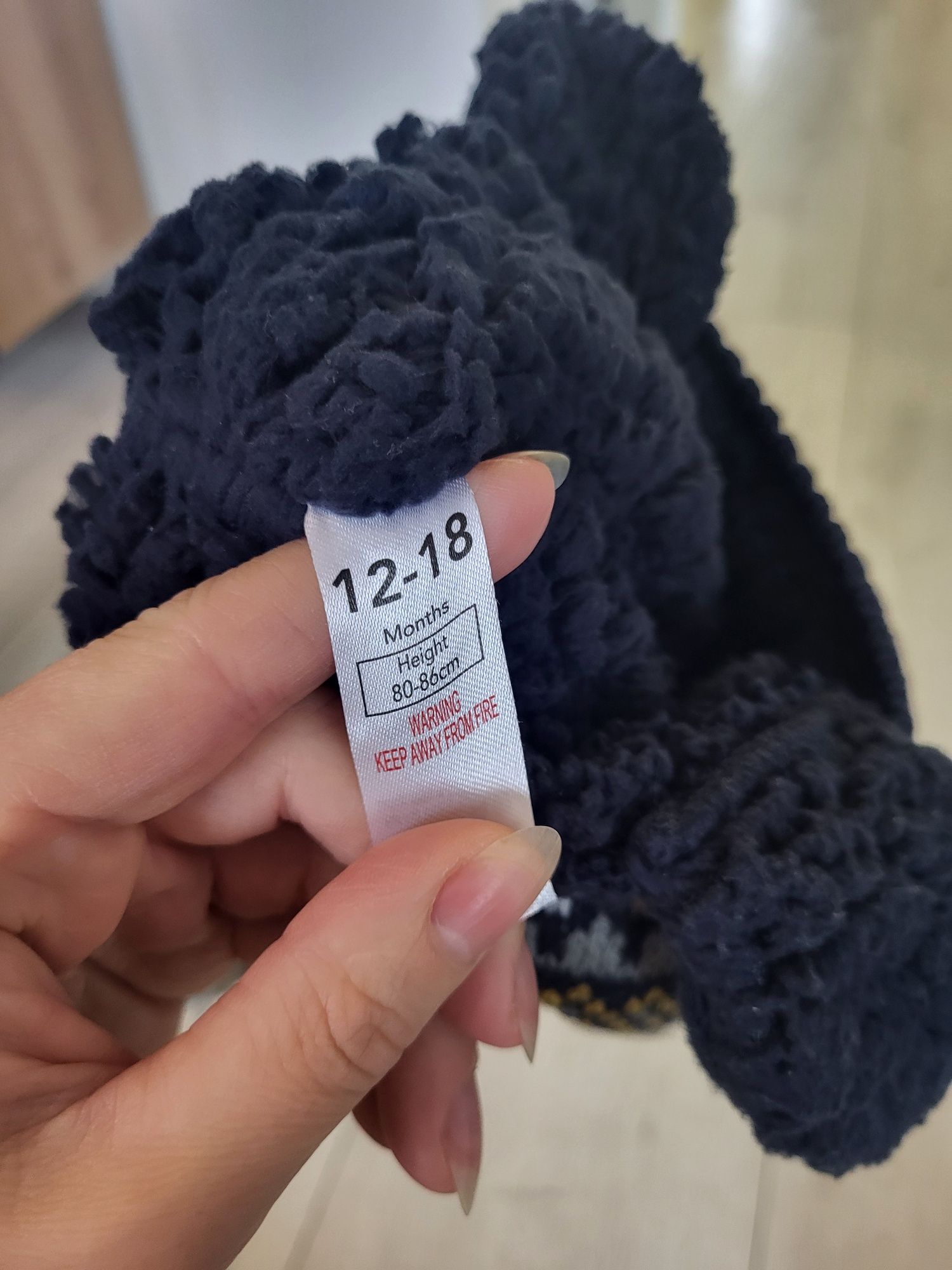 Ciepłą czapka zimowa 12-18 miesięcy