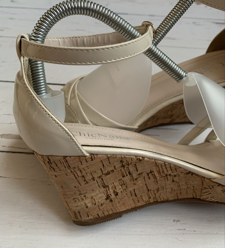 Espadryle Damskie Sandały Na Koturnie Chic Nana 40 Komfortowe Idealne