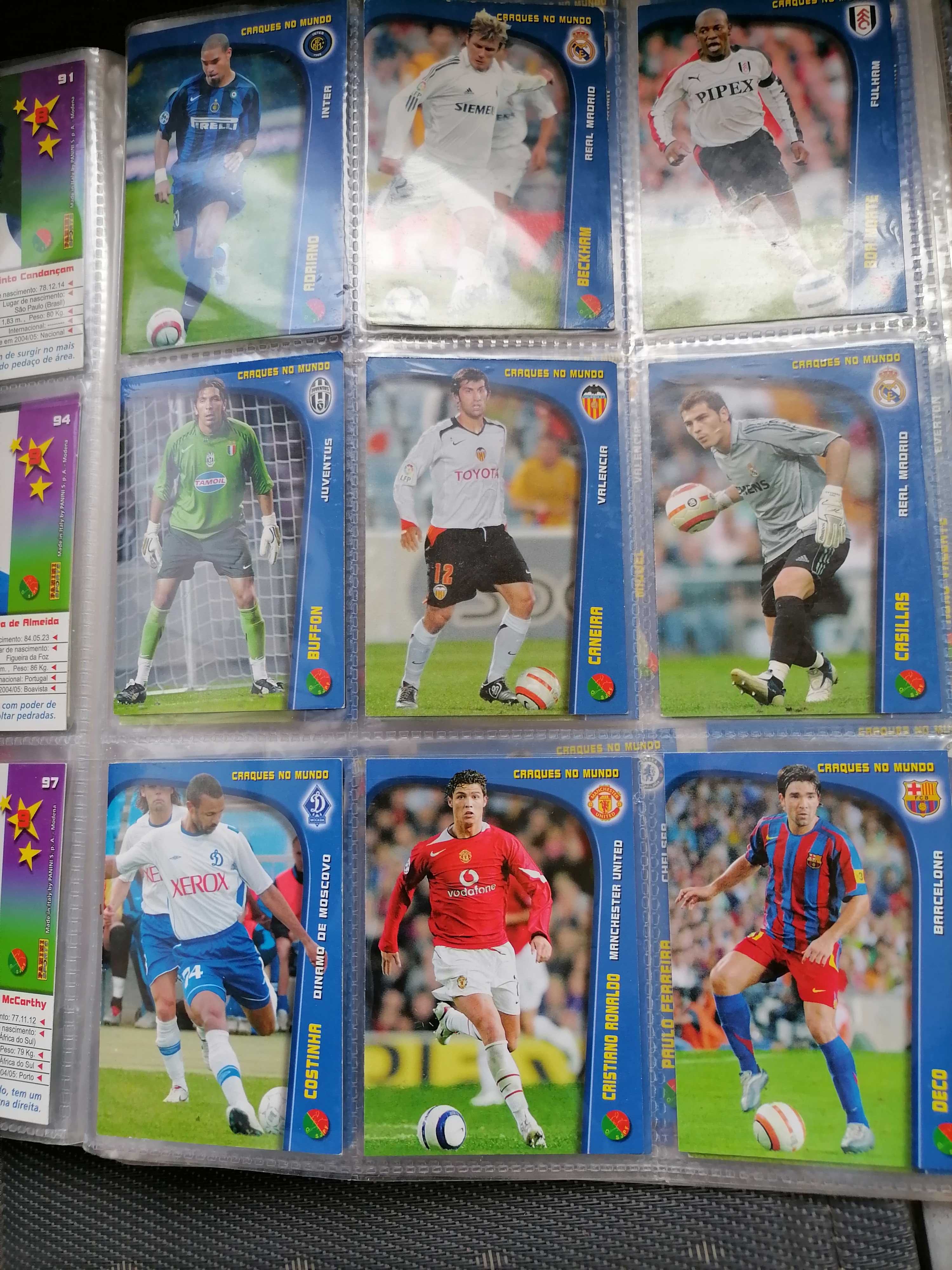 Mega Craques do Futebol Português 2006 Trading Cards Panini c/RONALDO