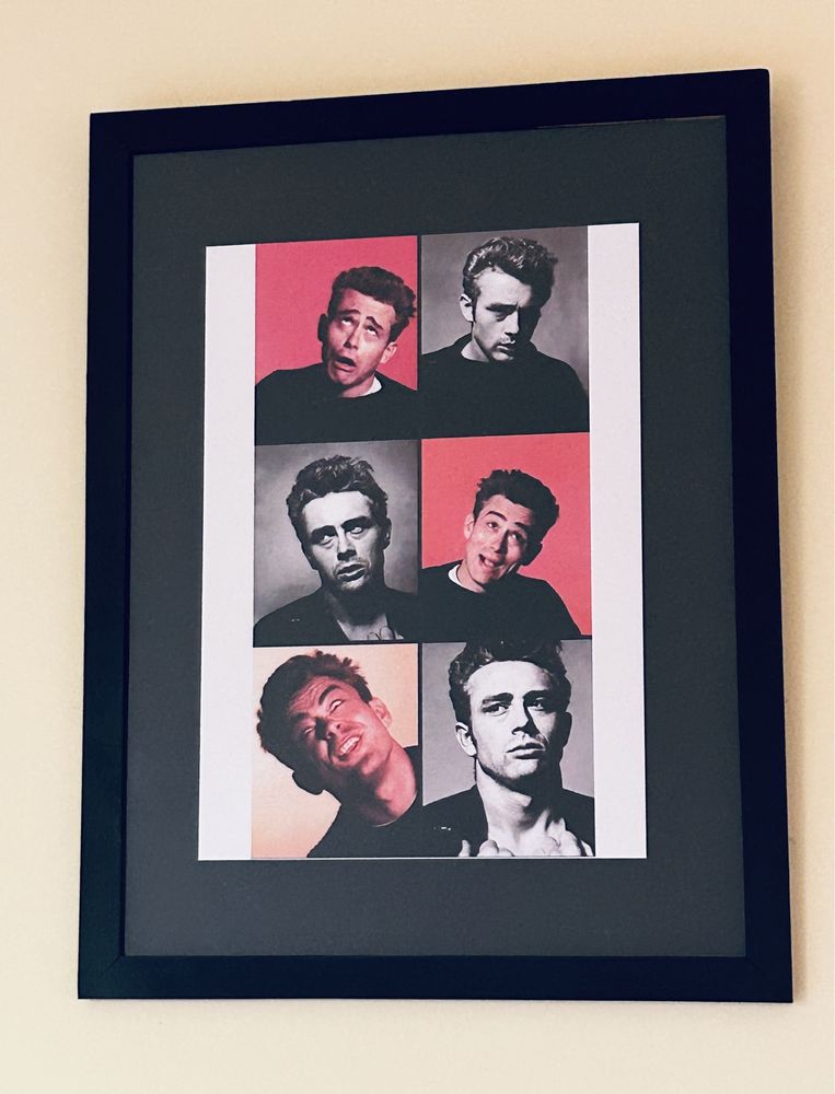 Oprawiony druk cyfrowy James Dean