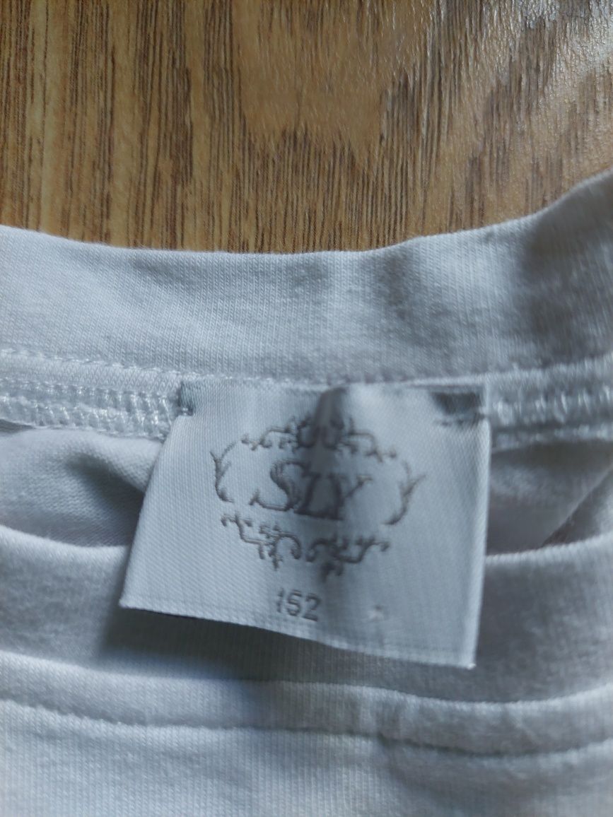 Bawełniana bluzka z falbanami