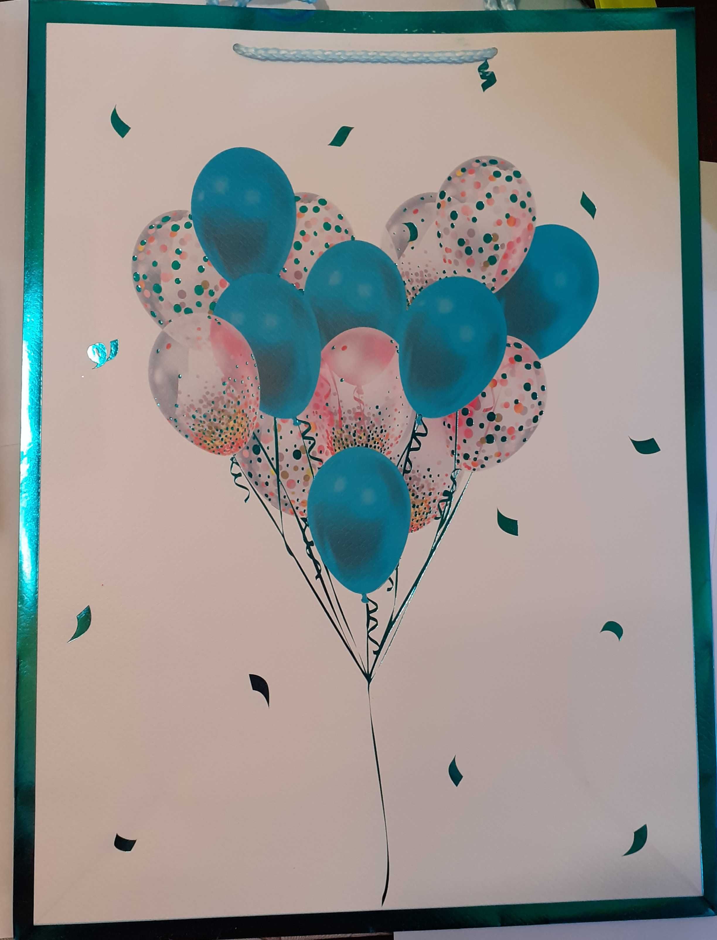 Torebka prezentowa balony duża