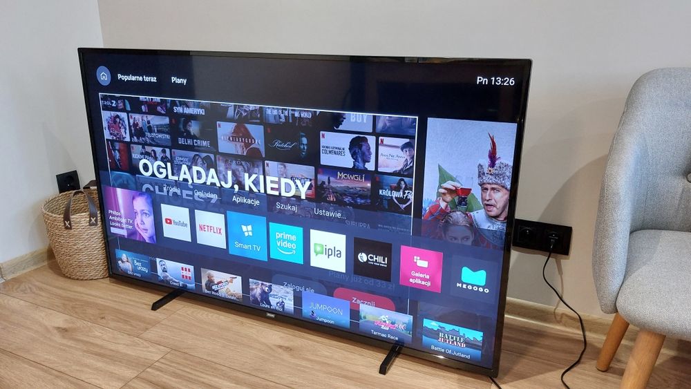 Telewizor Philips 58 cali LED 4K Smart tv dvbt2