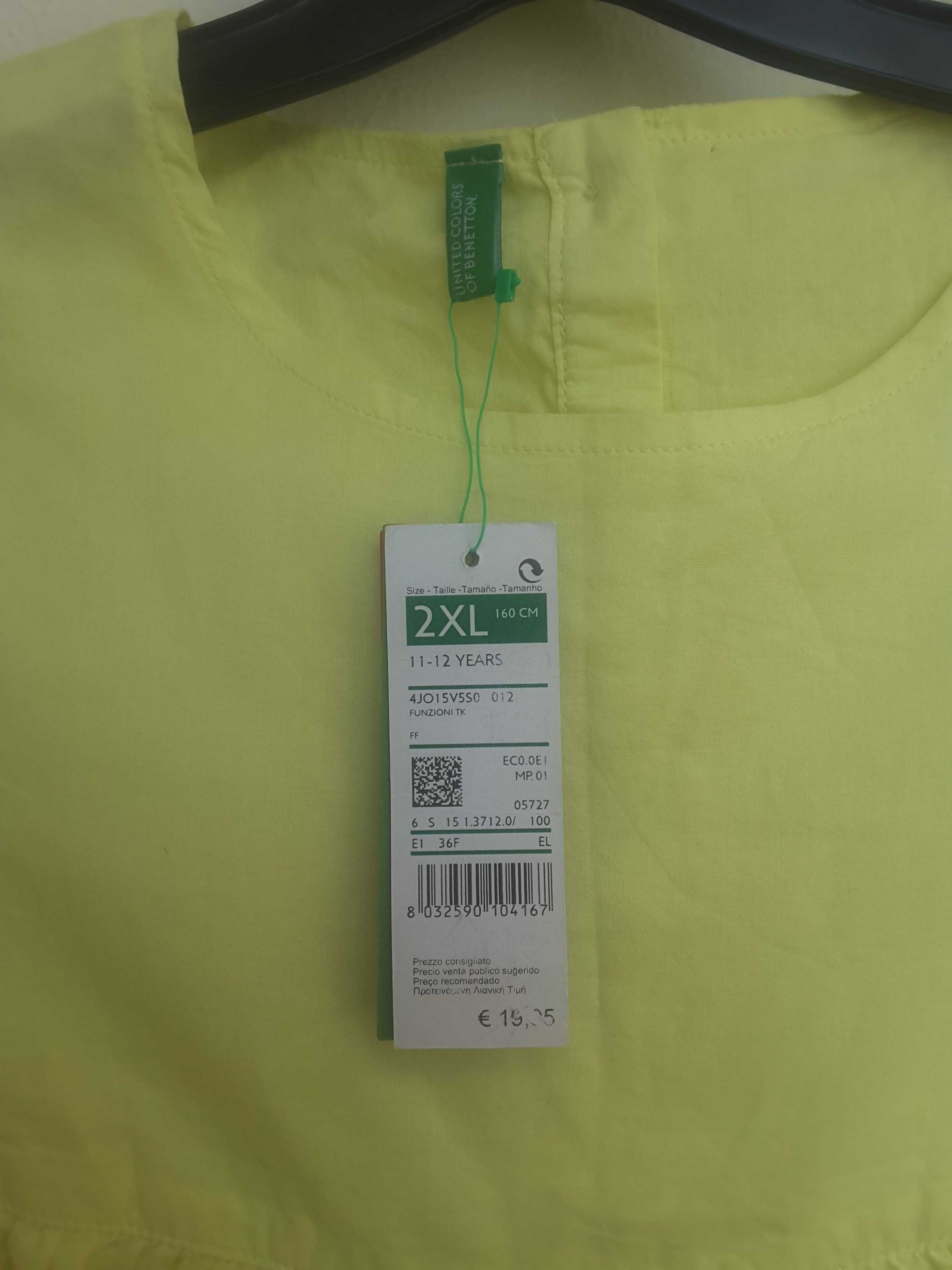 Vestido de Menina Benetton (NOVO, com etiqueta!) - 11/12 Anos