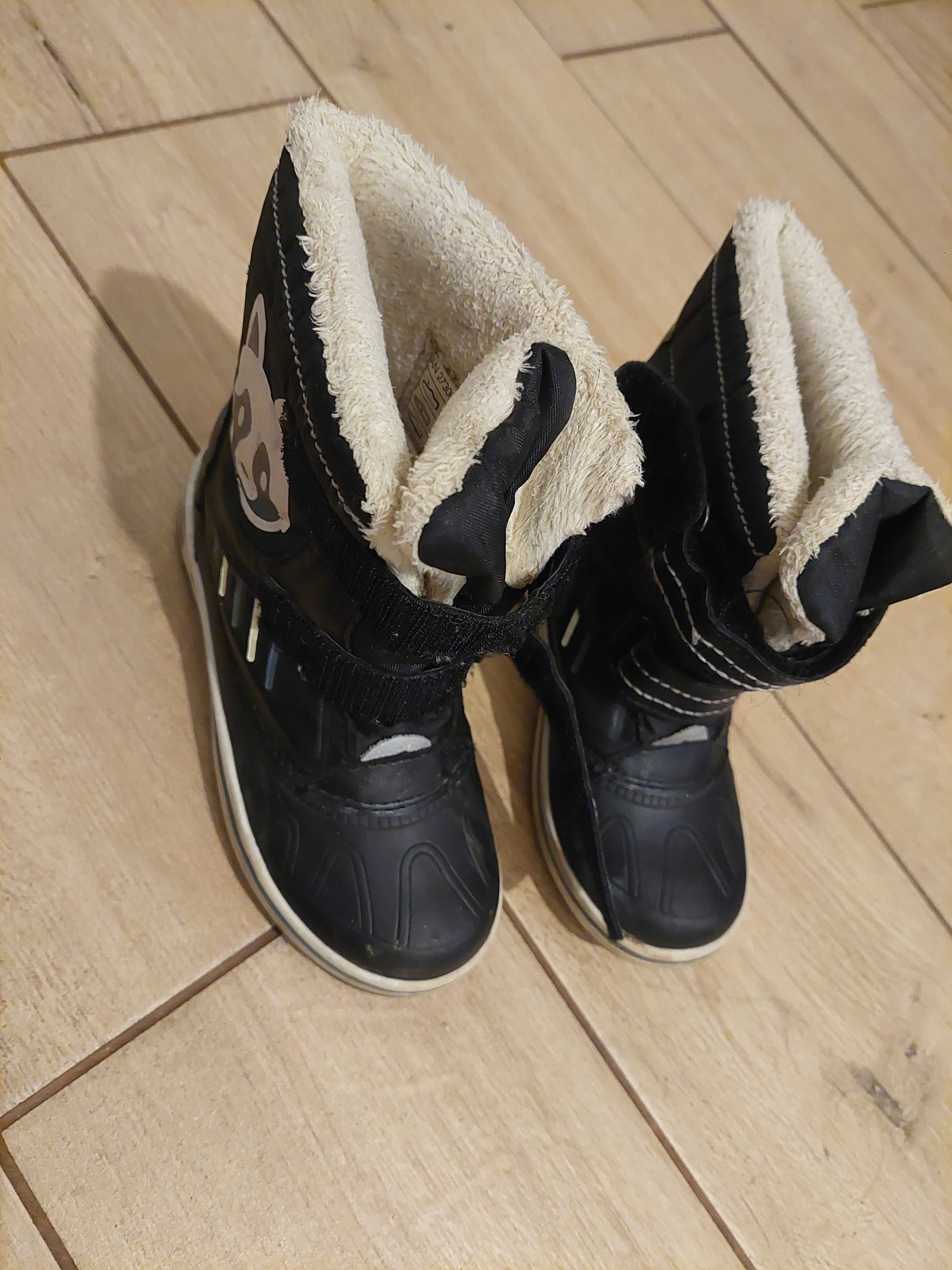 Buty dziecięce zimowe rozmiar 27