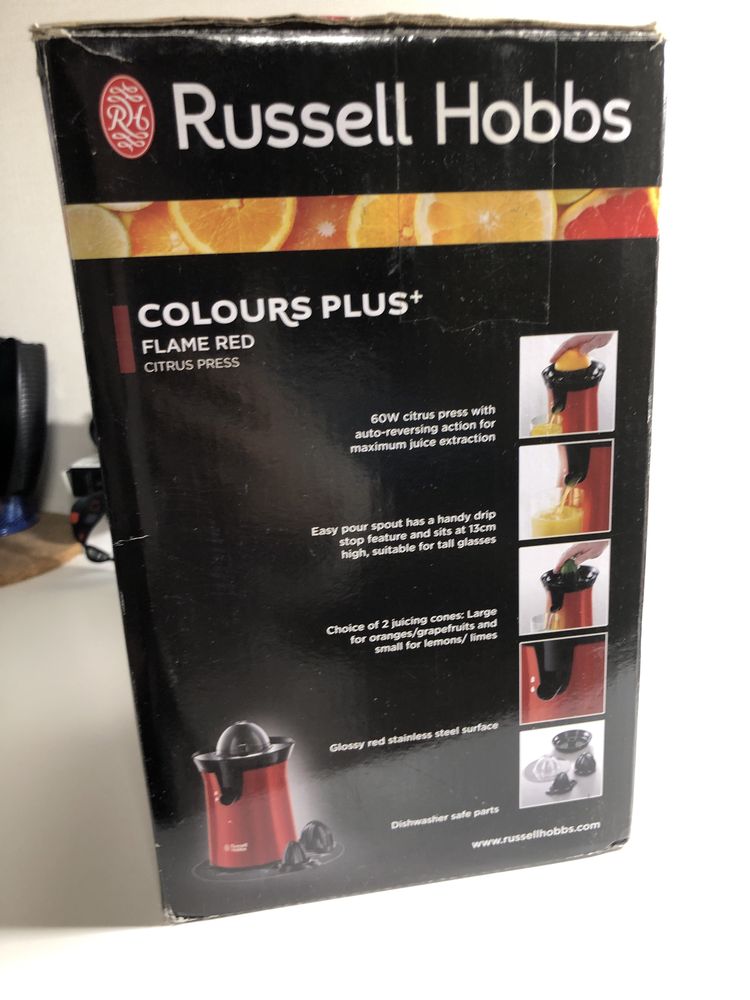 Нова соковижималка цитрус-прес Russell Hobbs 26010-56