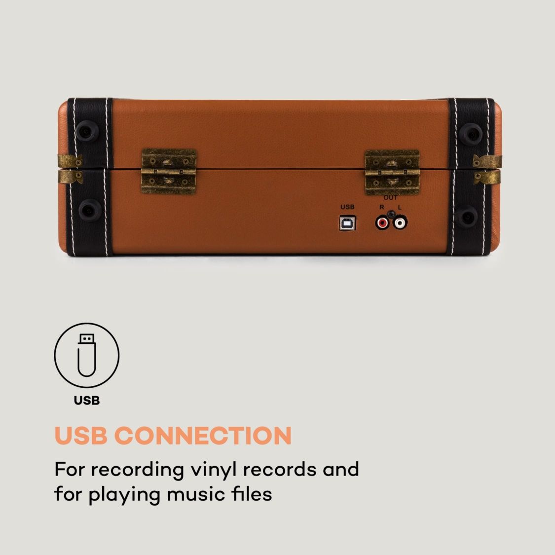 Gramofon Adapter Winyli w stylu retro Auna USB Aux