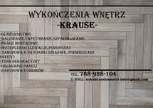Wykończenia wnętrz Krause