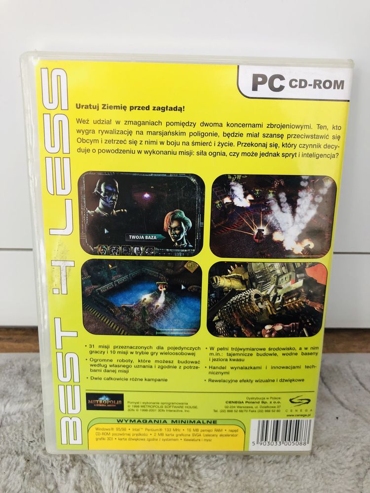 Reflux 1998 PC gra futurystyczna
