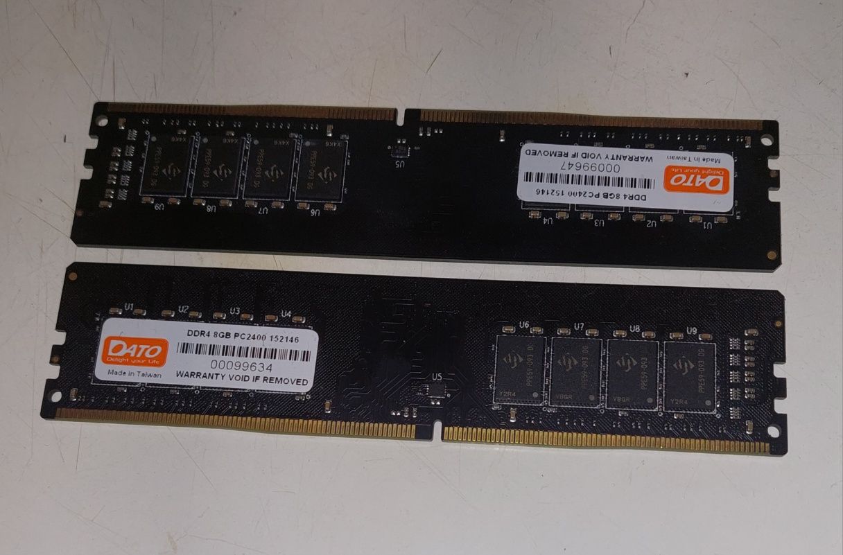 Продам новые 2 планки озу по 8gb на пк