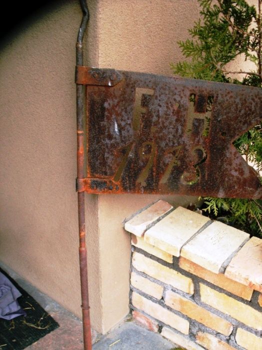 Wiatrowskaz kurant na dach chorągiewka 1913 rok