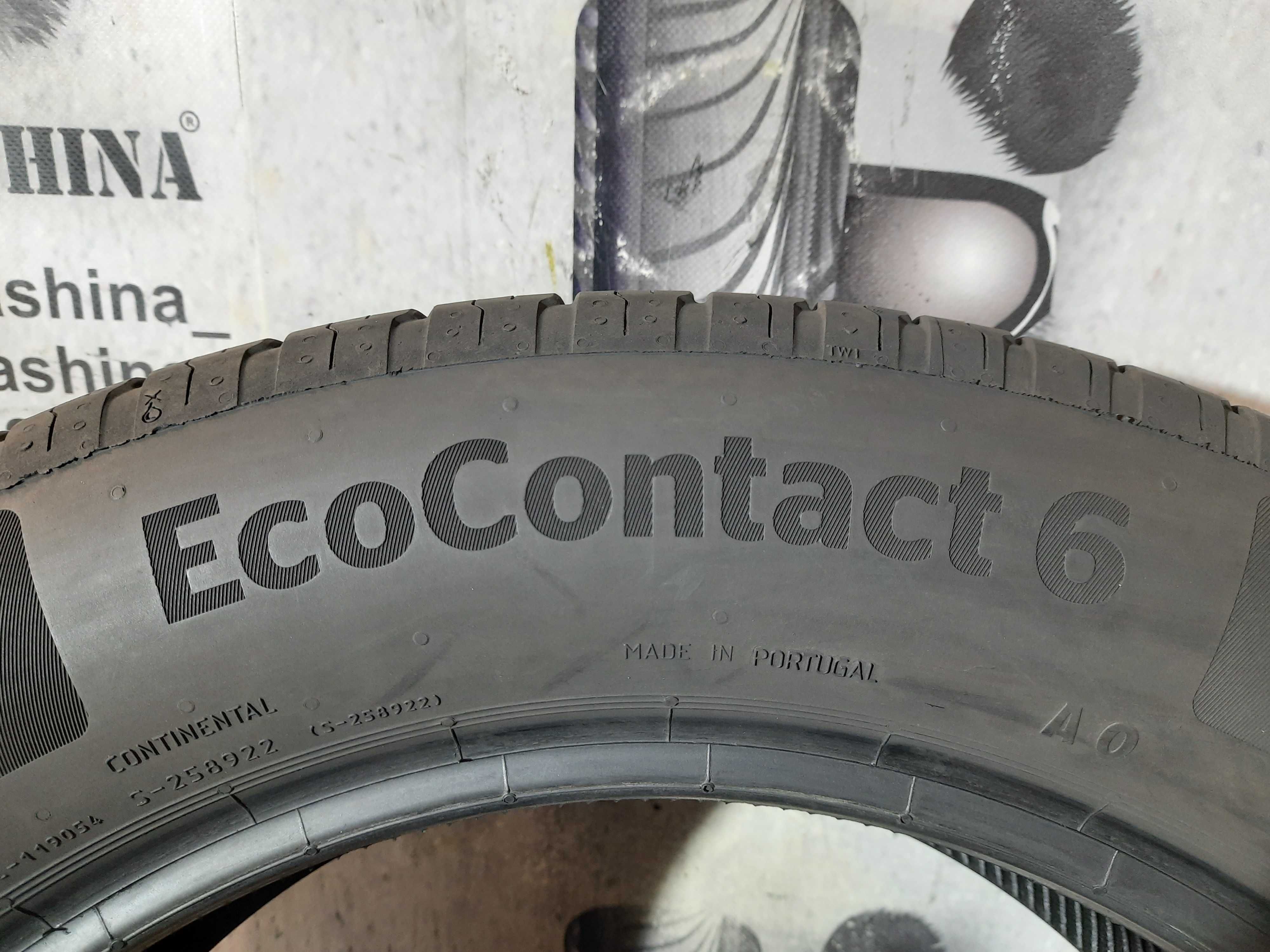 Шини 5,5мм 235/55 R18 CONTINENTAL EcoContact 6 б/у літо склад